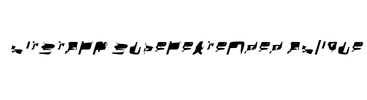 bitstorm superextended oblique  font caratteri gratis