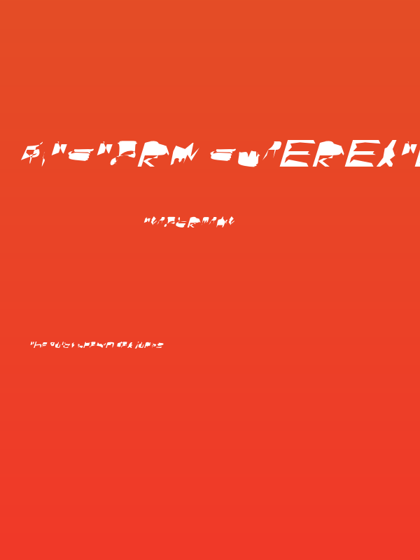 bitstorm superextended oblique Poster