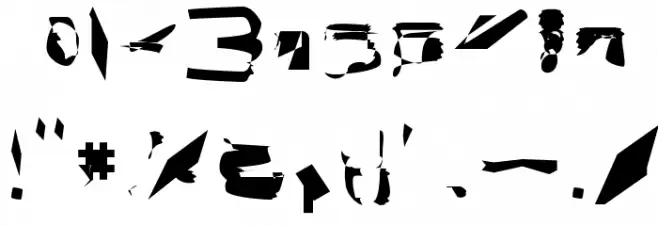 bitstorm superextended Font OTHER CHARS