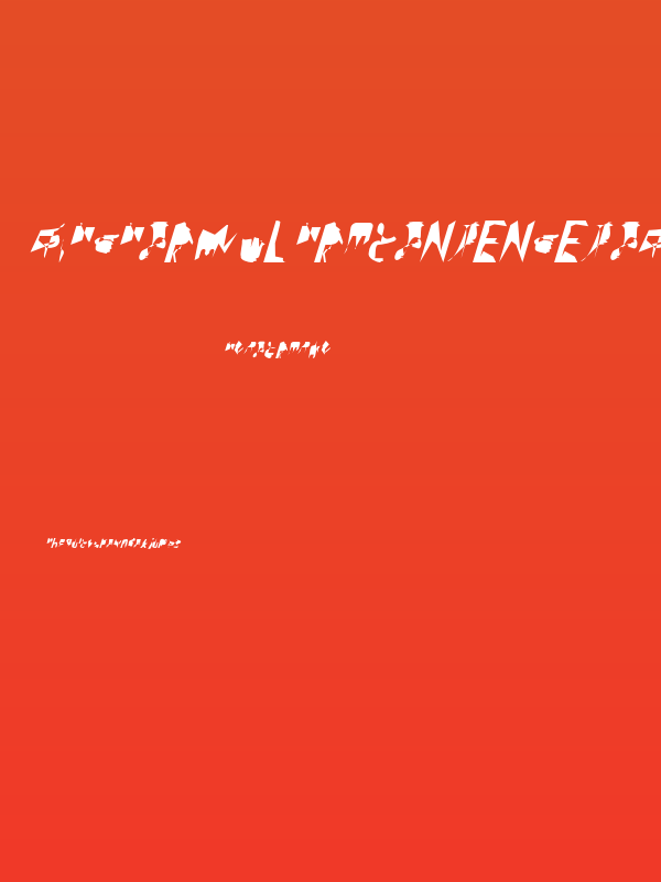 bitstorm ultracondensed oblique Poster