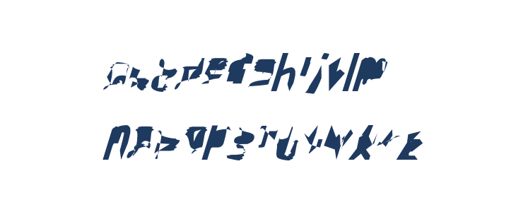 bitstorm ultracondensed oblique Lowercase