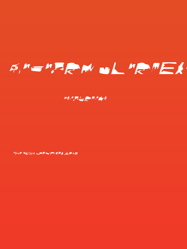 bitstorm ultraextended oblique Poster