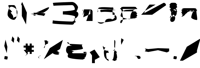 bitstorm ultraextended Font OTHER CHARS