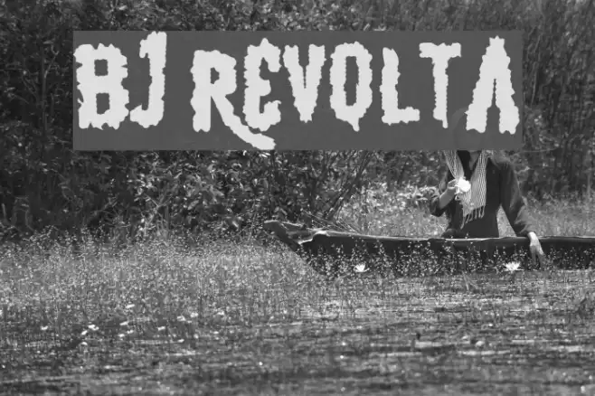 BJ REVOLTA Font examples