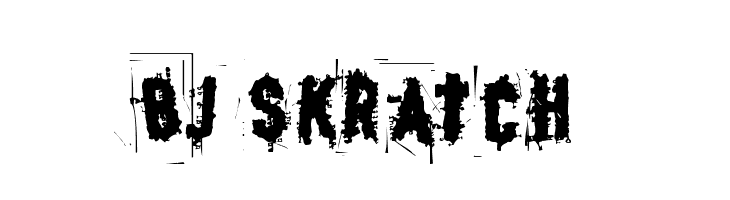 BJ SKRATCH Font