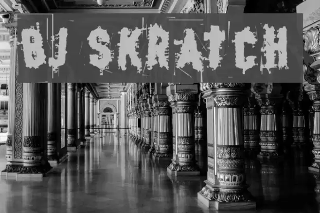 BJ SKRATCH Шрифта examples