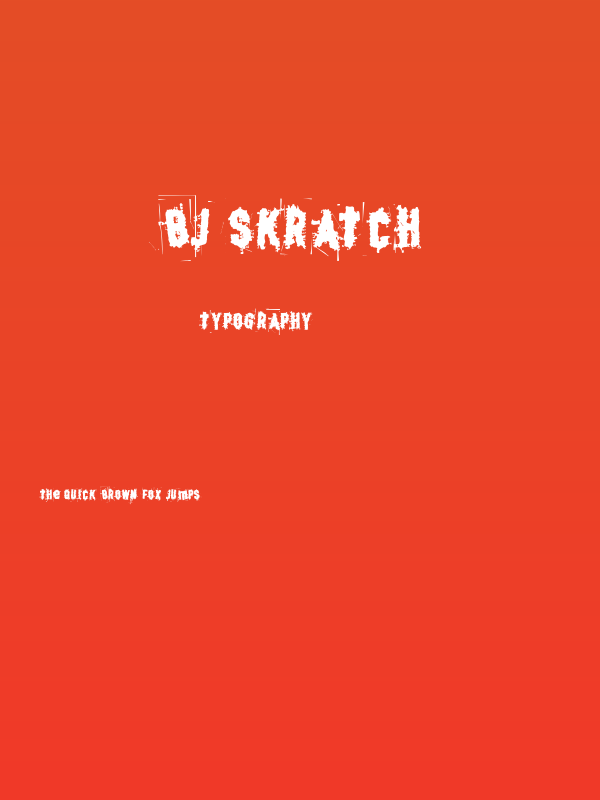 BJ SKRATCH Poster