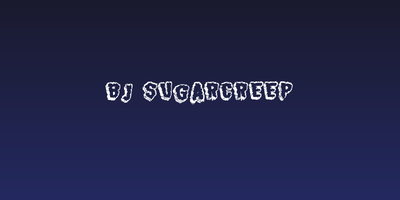 BJ SUGARCREEP Social Header