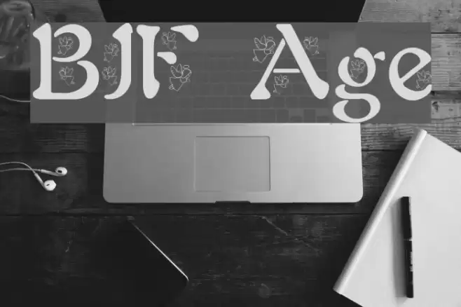 BJF Angels Font examples