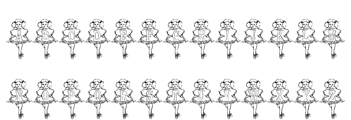 BJF Ballerina BJF Ballerina Font LOWERCASE