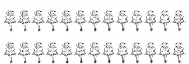 BJF Ballerina BJF Ballerina Caratteri MINUSCOLO