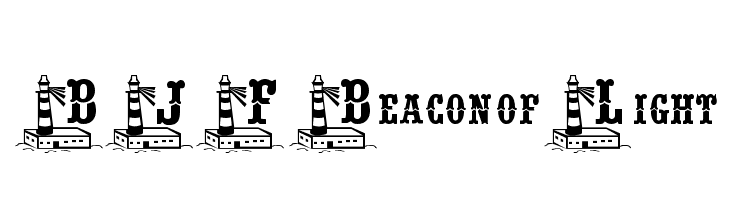 BJF Beacon of Light Font