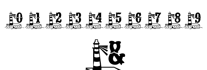 BJF Beacon of Light Font OTHER CHARS