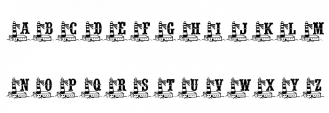 BJF Beacon of Light Schriftart Groß
