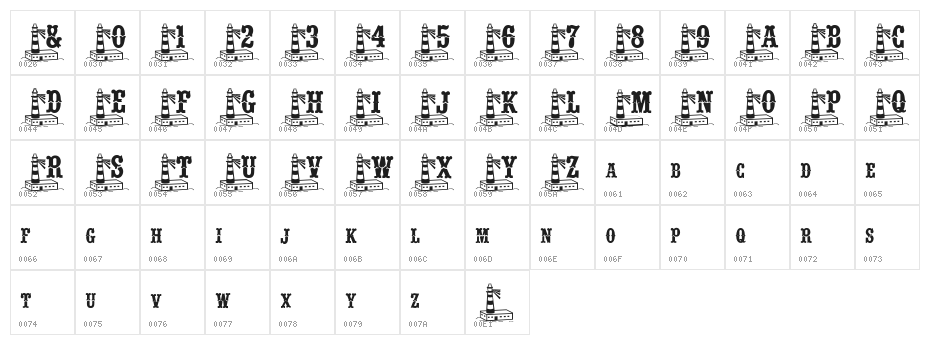BJF Beacon of Light Character Map