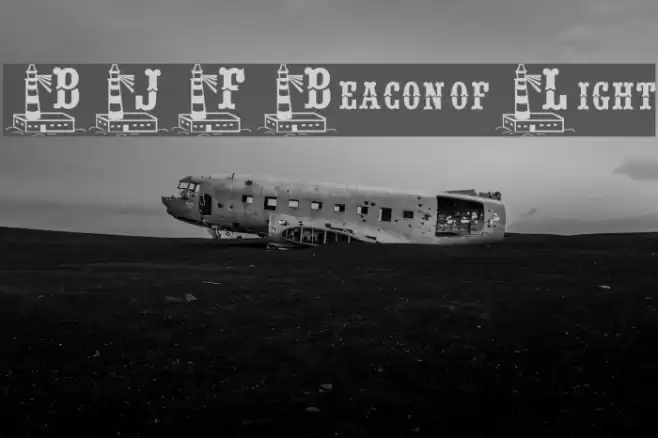 BJF Beacon of Light Font examples