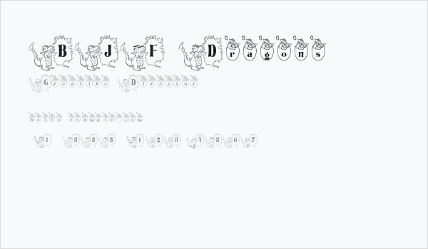 BJF Dragons Business Card