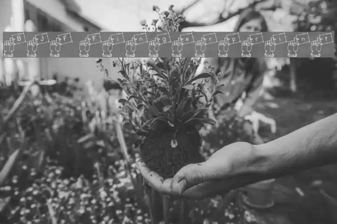 BJF Fingerprint Font examples