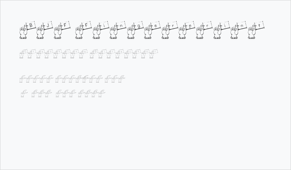 BJF Fingerprint Business Card