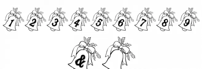 BJF Holly Bells Font OTHER CHARS