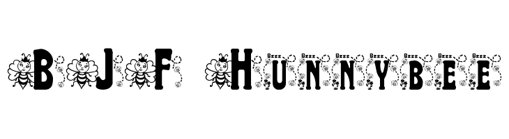 BJF Hunnybee  font caratteri gratis