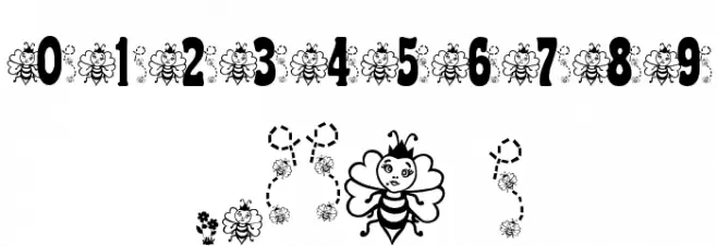 BJF Hunnybee Font OTHER CHARS