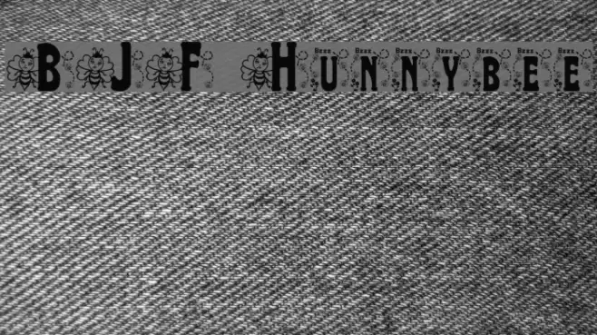 BJF Hunnybee Font examples