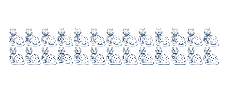 BJF Kat n Mouse Lowercase