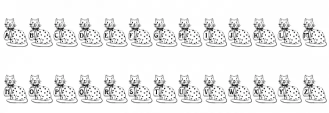 BJF Kat n Mouse Schriftart Kleinbuchstaben