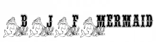 BJF Mermaid  नि: शुल्क फ़ॉन्ट्स डाउनलोड