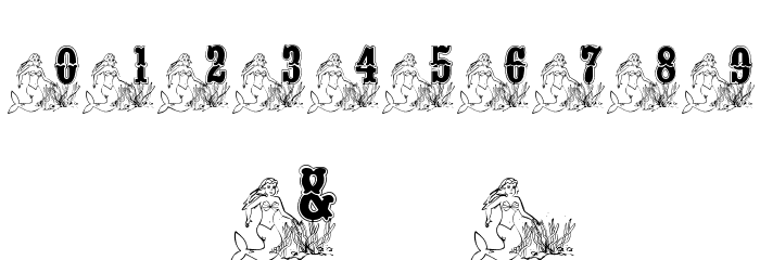 BJF Mermaid Font OTHER CHARS
