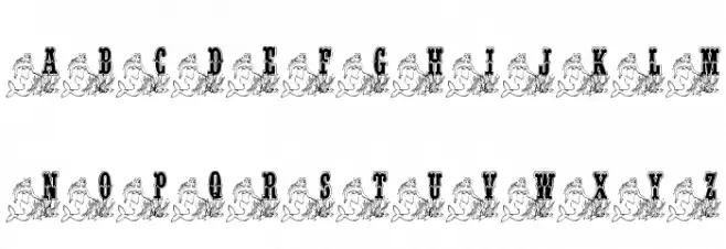 BJF Mermaid Schriftart Groß