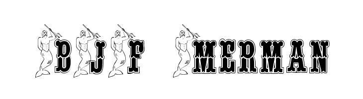 BJF Merman  フリーフォントのダウンロード