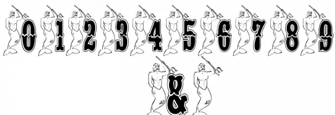 BJF Merman Font OTHER CHARS