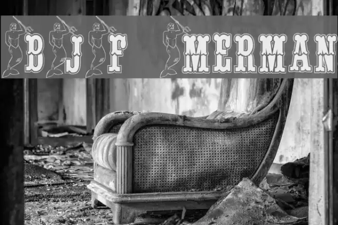 BJF Merman Font examples