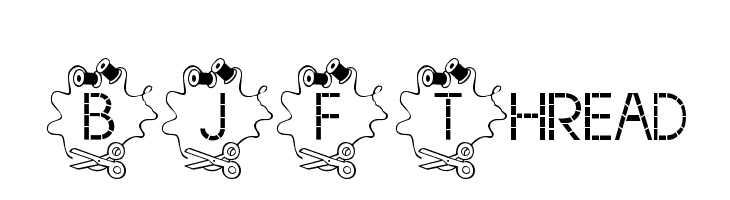 BJF Thread Font