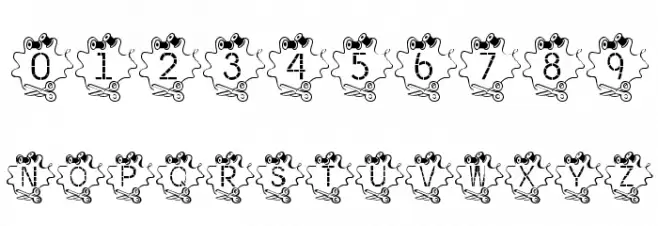 BJF Thread Font OTHER CHARS