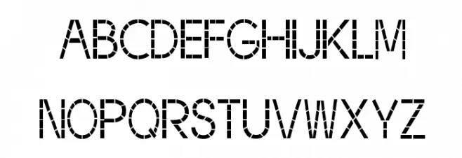 BJF Thread Caratteri MINUSCOLO