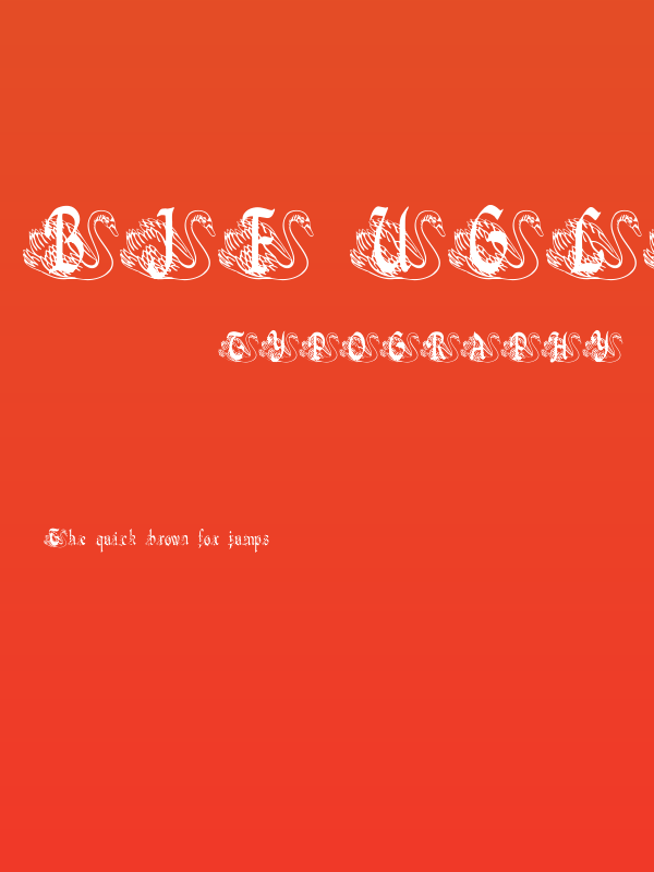 BJF Ugly Duckling Poster