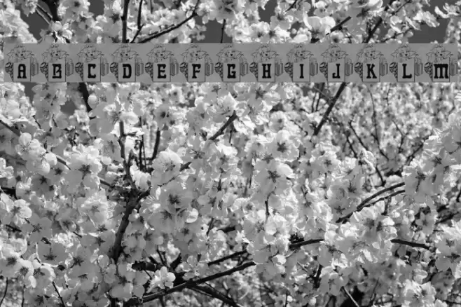 BJF Xmas Puppy Font examples