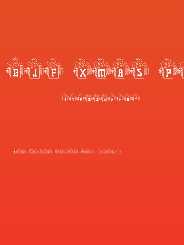 BJF Xmas Puppy Poster