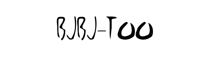 BjBj-TOO  font caratteri gratis