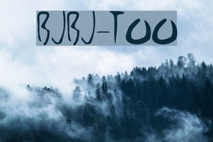 BjBj-TOO フォント examples