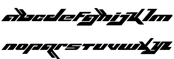 Bjork Font LOWERCASE