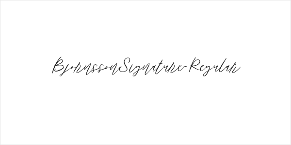 BjornssonSignature-Regular Logo