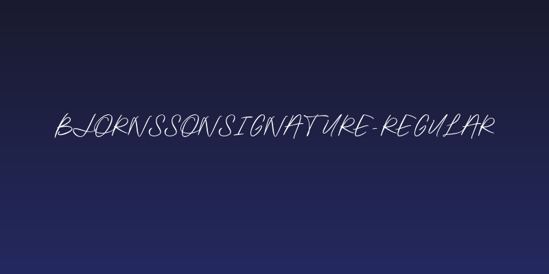 BjornssonSignature-Regular Social Header
