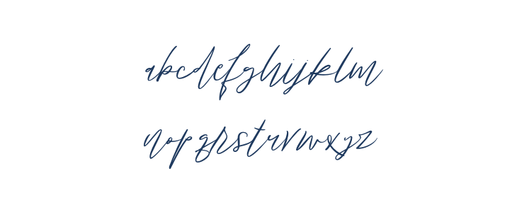 BjornssonSignature-Regular Lowercase