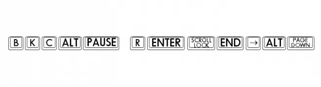 BKCap Regular  Frei Schriftart Herunterladen