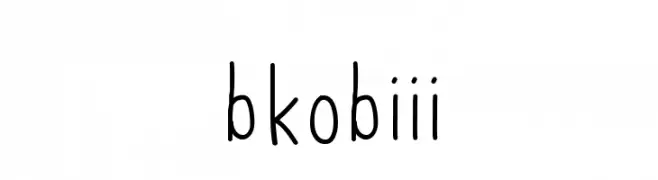 bkobiii  フリーフォントのダウンロード