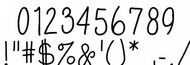 bkobiii Font OTHER CHARS